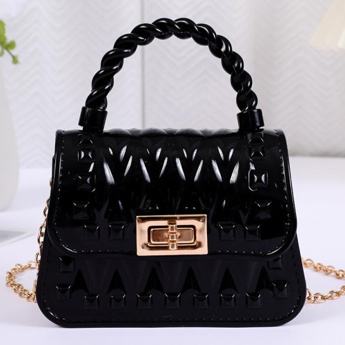 ladies handbag samll bag messenger PV Mini samll bag portable  Jelly bag