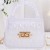 Jelly bag woman bagPV transparent Mini bag Rivet samll bag chain bag