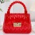 Jelly bag woman bagPV transparent Mini bag Rivet samll bag chain bag