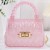 Jelly bag woman bagPV transparent Mini bag Rivet samll bag chain bag