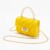 lady shoulder handbag woman fashion Pearl chain portable Mini  Jelly bag