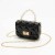 lady shoulder handbag woman fashion Pearl chain portable Mini  Jelly bag