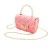lady shoulder handbag woman fashion Pearl chain portable Mini  Jelly bag