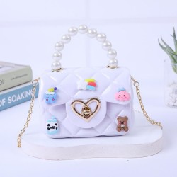  handbag handmade shoulder messenger  Mini Pearl handbag  Jelly bag