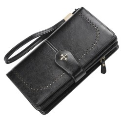 baellerry lady coin bag retro fashion zipper coin Purse brief long style creat..