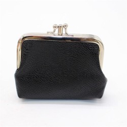 new Double layerPU coin Purse  lady short style coin bag small fresh candy col..