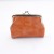 PU oil wax leather  buckle coin Purse  lady short style samll coin bag  creative Coin bag