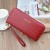 coin bag lady long style Double zipper Clutch high capacity Wallets Double layer leather coin Purse bag
