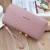 coin bag lady long style Double zipper Clutch high capacity Wallets Double layer leather coin Purse bag