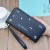 lady coin bag woman long style zipper Clutch fashion flower Wallets high capacity leather coin bag
