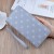 lady coin bag woman long style zipper Clutch Korean style leather high capacity chrysanthemum Wallets bag