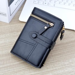 coin bag lady short style occidental style more Card purse woman buckle zipper..