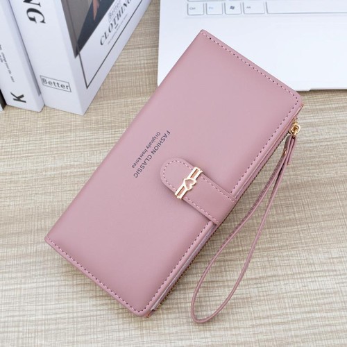 coin bag woman long style more Card purse zipper buckle Wallets fashion brief leather coin Clutch