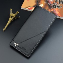 man coin bag man long style Wallets vertical style thin leather more high capacity fashion Suit bag