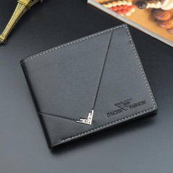 ( black)coin bag man short style Wallets man fashion thin style more zipper st..