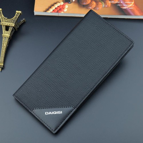 man coin bag man long style Wallets vertical style three fashion leather more big Suit bag
