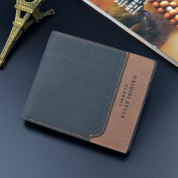 man coin bag man short style Wallets man fashion color thin style frosting hig..