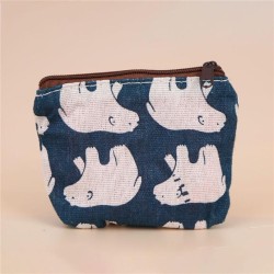 lovely Cloth coin Purse  Korean style Coin bag  brief fashion canvas cartoon k..