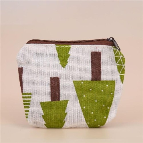 lovely Cloth coin Purse  Korean style Coin bag  brief fashion canvas cartoon key bag