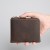 handmade retro real leather short style man coin bag leather zipper Wallets head layer Cowhide super Thin leath