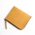 handmade retro real leather short style man coin bag leather zipper Wallets head layer Cowhide super Thin leath