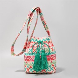  bag samll Bohemia ethnic style messenger bag canvas Shoulder bag woman
