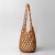 weave bag woman summer occidental style samll hollow bag portable Shoulder bag