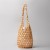 weave bag woman summer occidental style samll hollow bag portable Shoulder bag