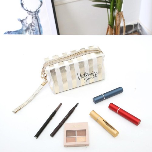 gold Stripe bag PU leather bag lady Clutch bag