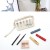gold Stripe bag PU leather bag lady Clutch bag