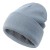 lady knitting velvet hat set  rhombus knitting woolen hat two man