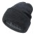 lady knitting velvet hat set  rhombus knitting woolen hat two man