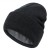 lady knitting velvet hat set  rhombus knitting woolen hat two man