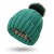  knitting hat gloves set  all-Purpose pure color occidental style Autumn and Winter child wo