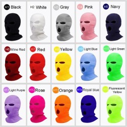 Winter three knitting candy colors woolen bag head Outdoor wind surface