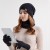 Winter hat woman velvet Bucket hat occidental style Outdoor wind warm