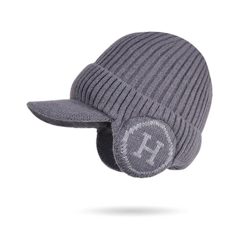  Winter velvet baseball cap man hedging Outdoor warm knitting woolen