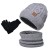 occidental style knitting man Winter velvet warm hat three hedging woolen