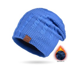 Winter man Outdoor hat occidental style warm knitting velvet hedging woolen