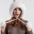 Winter velvet thick hat set warm woolen occidental style man knitting