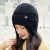 occidental style Autumn and Winter woolen lady warm leopard knitting hat