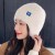 occidental style Autumn and Winter woolen lady warm leopard knitting hat