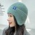 occidental style Autumn and Winter woolen lady warm leopard knitting hat