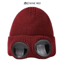  hat autumn Winter man woman wind eyes velvet knitting occidental style warm w..