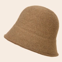  wool Bucket hat woman all-Purpose Korean style day hat retro Autumn and Winte..