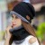 Autumn and Winter knitting head wind warm velvet hat man surface medium