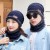 Autumn and Winter knitting head wind warm velvet hat man surface medium