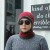Autumn and Winter knitting head wind warm velvet hat man surface medium