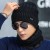 Autumn and Winter knitting head wind warm velvet hat man surface medium