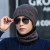Autumn and Winter knitting head wind warm velvet hat man surface medium